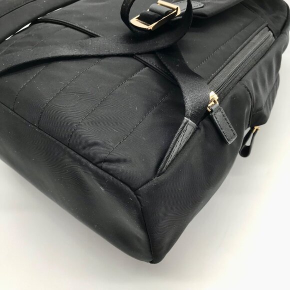 Michael Kors Black Nylon Kelsey Backpack - Picture 8 of 10